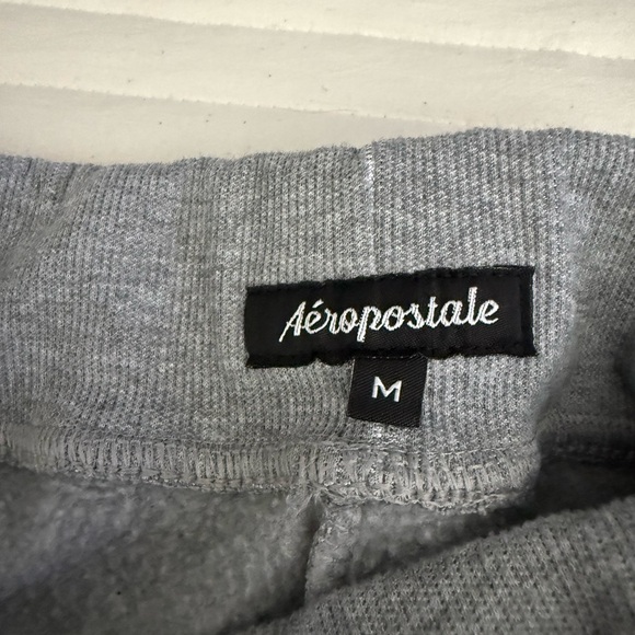 Aeropostale 1987 Gray Jogger Sweatpants Men’s M Drawstring Athleisure - Picture 4 of 8